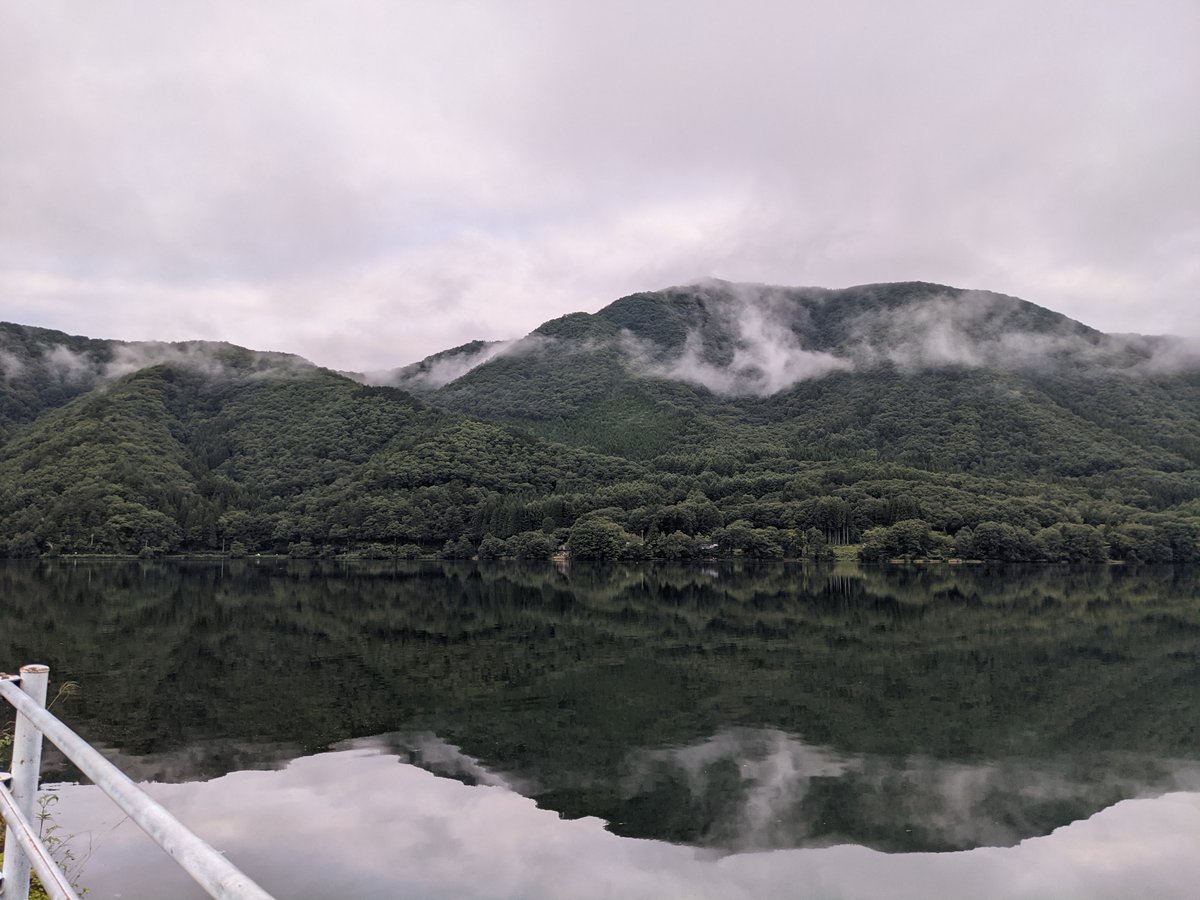Dawn at Omachi Lake, Nagano — Mountains Wrapped in Mist photo 2