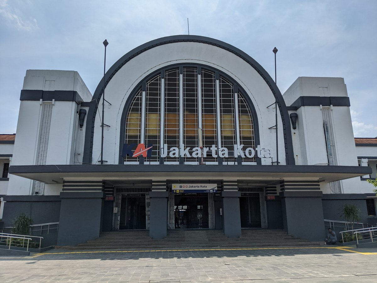 Taman Sari Station, West Jakarta — Art Deco Beauty