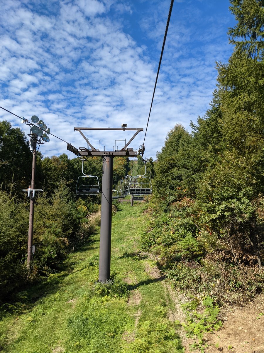 Chairlift Views at Jiyohayama, Inawashiro, Fukushima