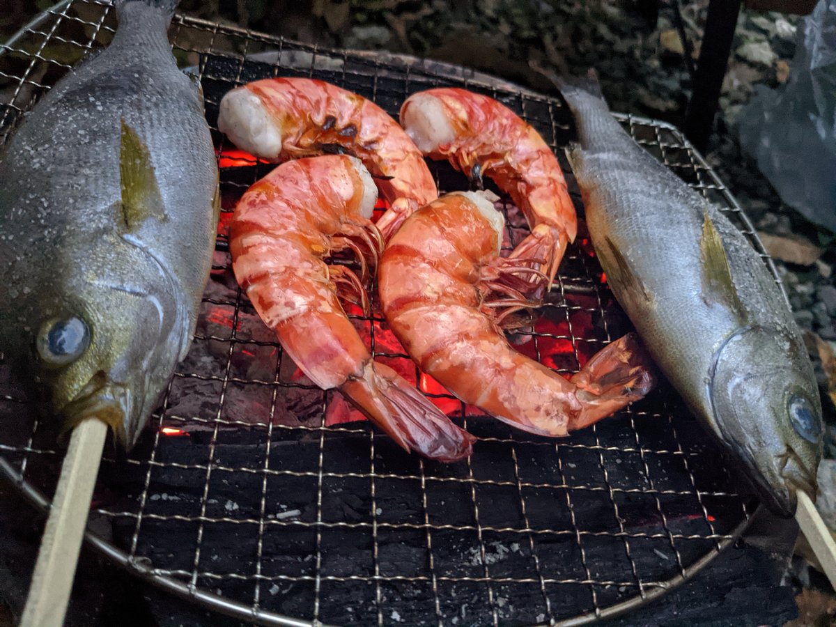 Campfire Cooking at Kawazu Wasabi Field, Shizuoka photo 2