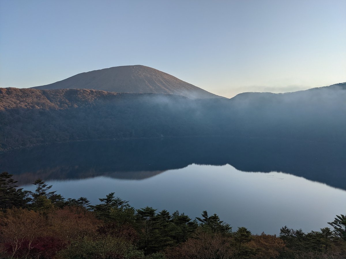 Kirishima Mountain Range, Kagoshima — October Mist & Mirror Lake