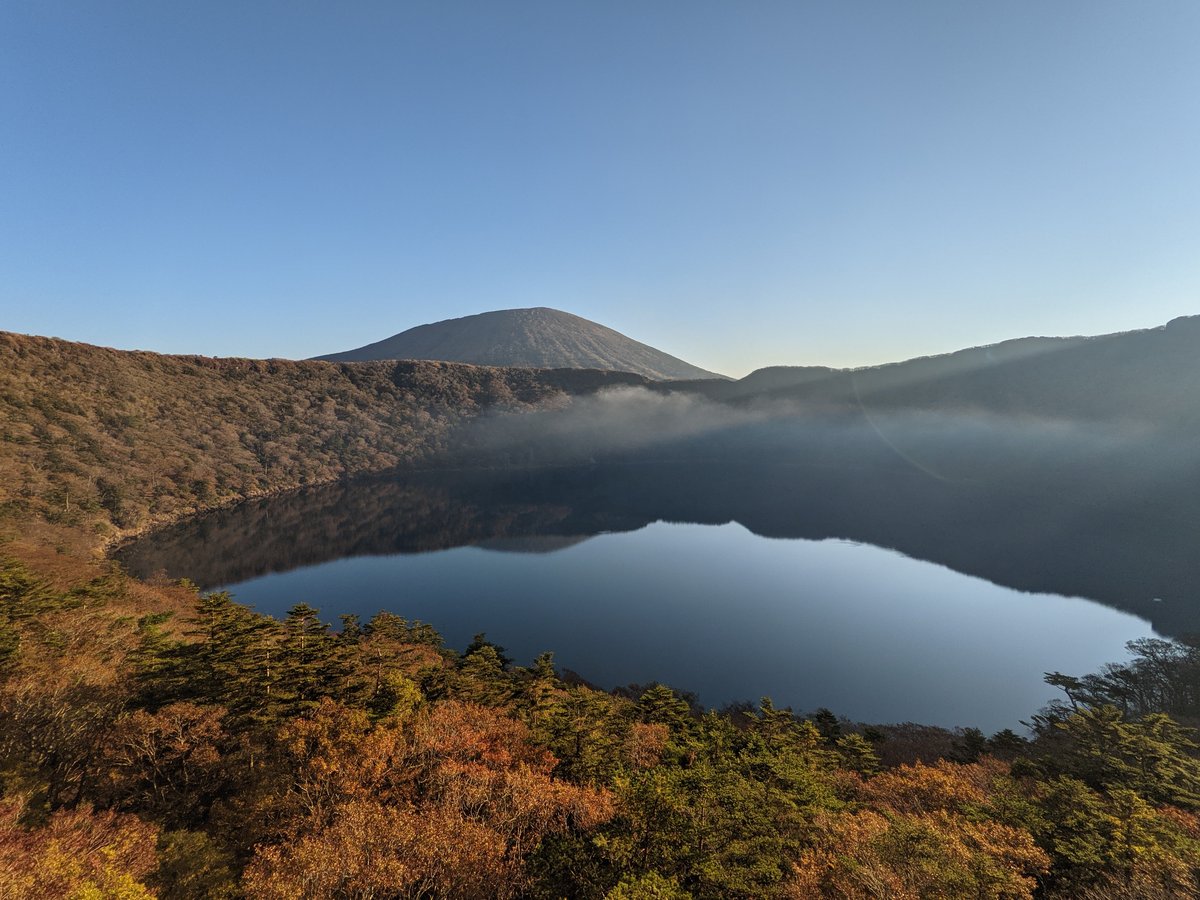 Kirishima Mountain Range, Kagoshima — October Mist & Mirror Lake photo 5