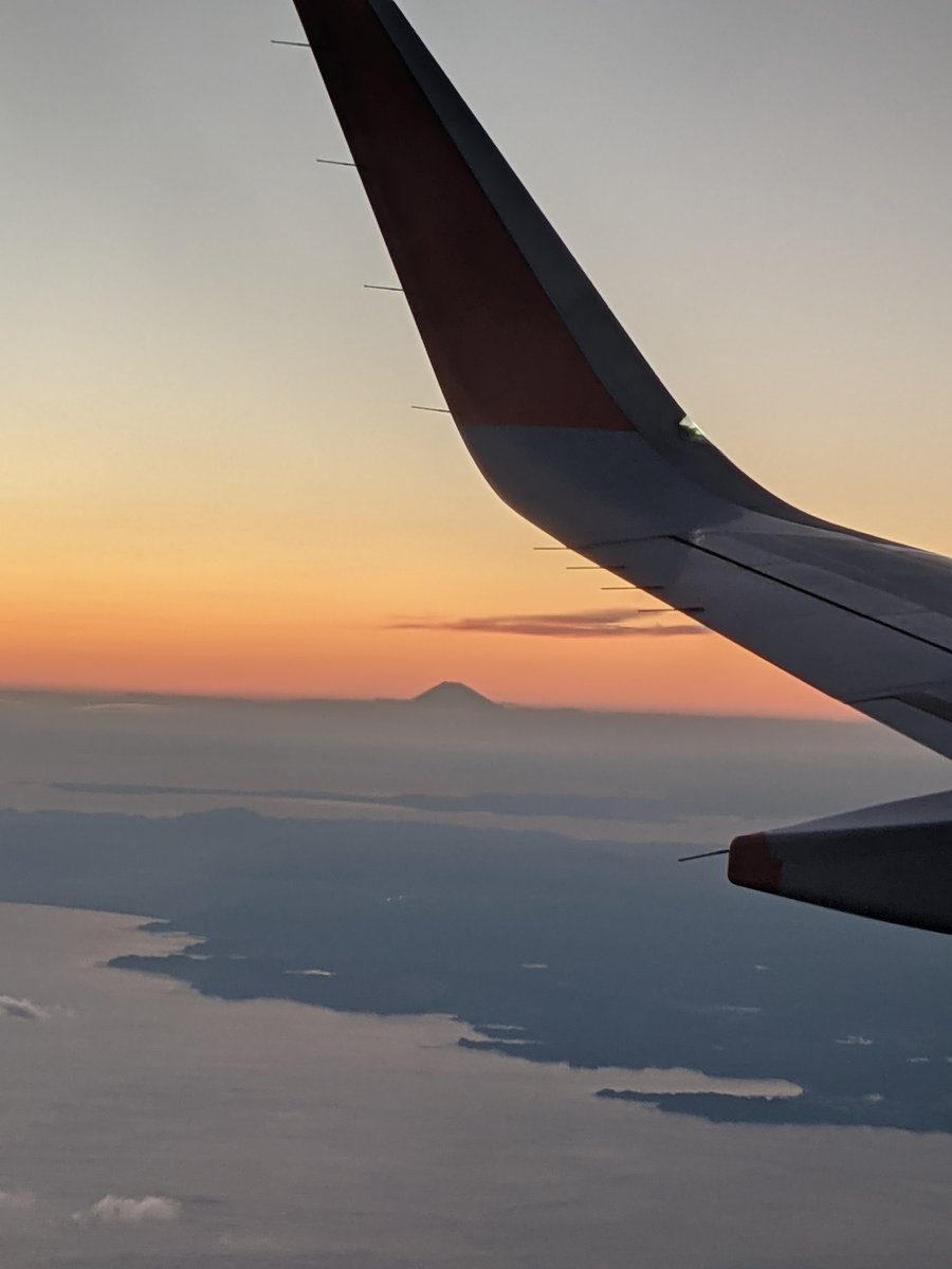 Golden Hour Flight Over Chiba Bay