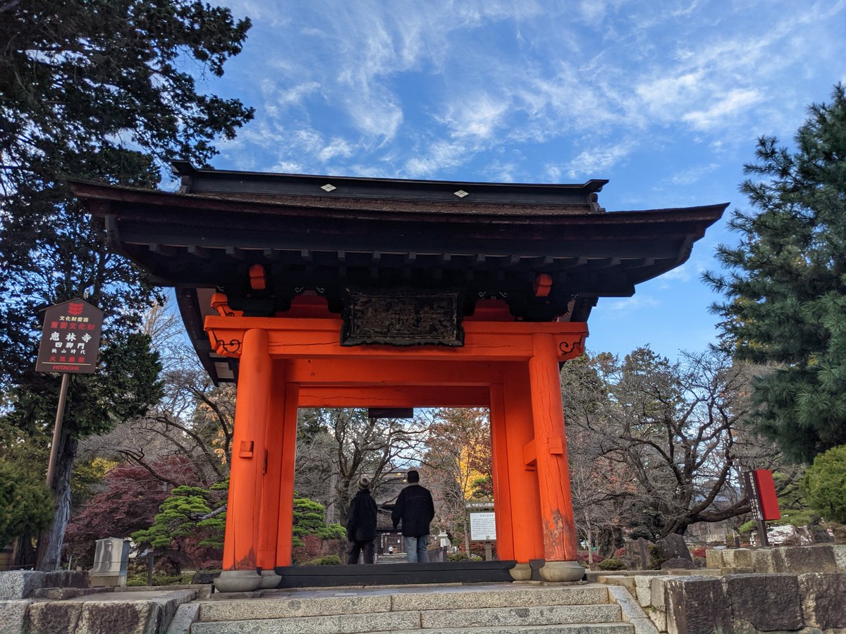 Koshu Shrine Gate, Yamanashi — Autumn Colours