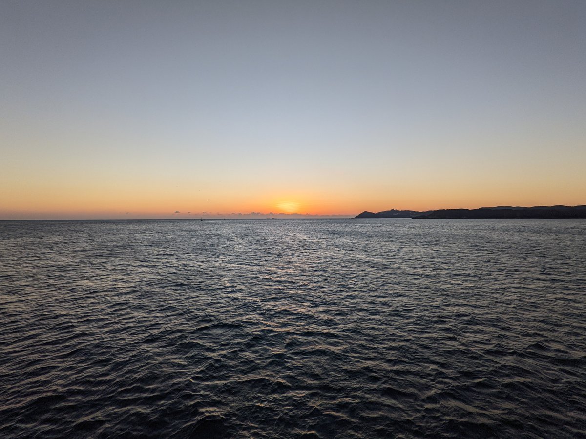 Winter Sunset Over Ise Bay, Mie