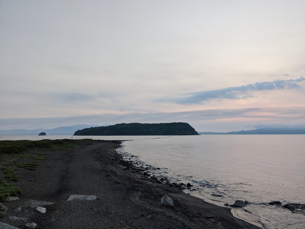 Pristine Coastal Beach with Island View, Kagoshima photo 3