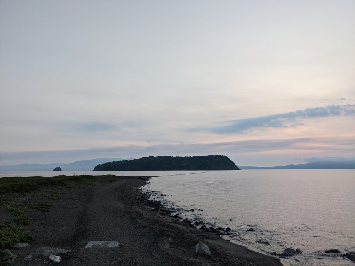 Pristine Coastal Beach with Island View, Kagoshima photo 4