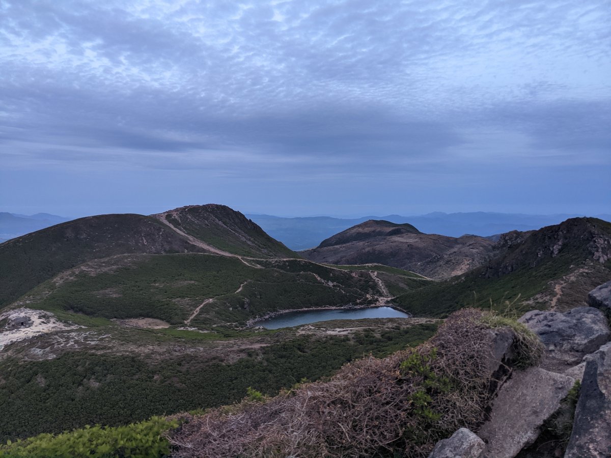 Mt. Kuju Summit at Dusk, Oita Prefecture photo 6