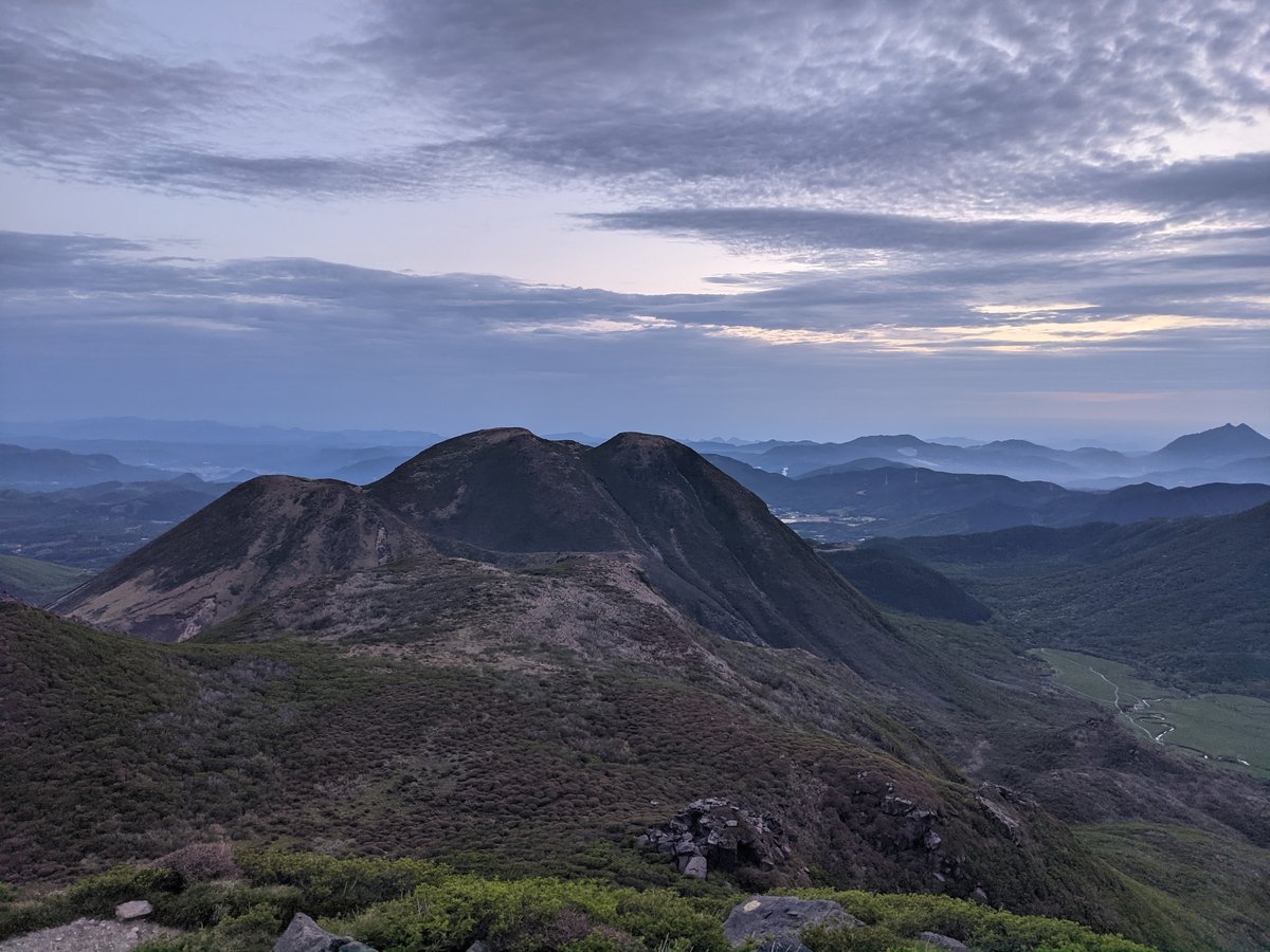 Mt. Kuju Summit at Dusk, Oita Prefecture photo 8