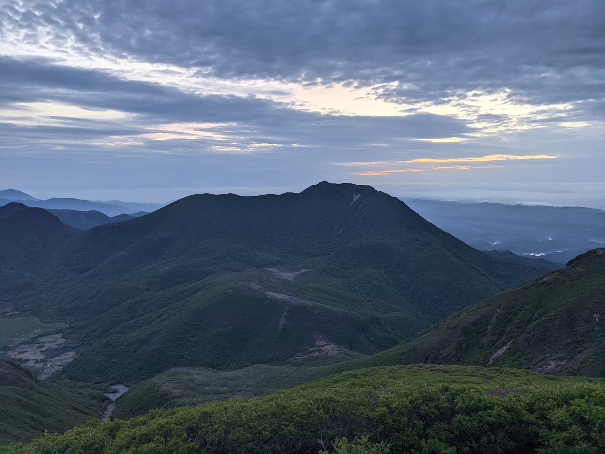 Mt. Kuju Summit at Dusk, Oita Prefecture photo 9