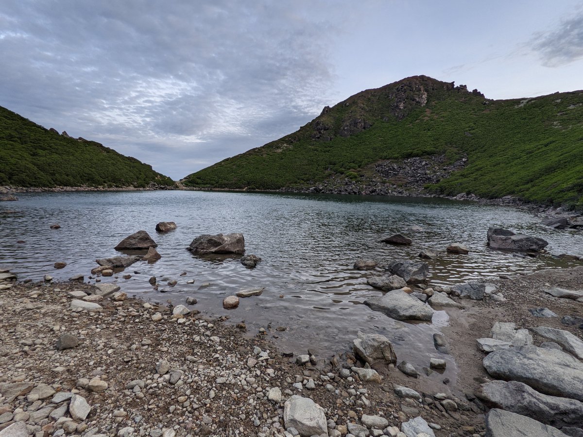 Alpine Lake in Mt. Kuju Range, Oita