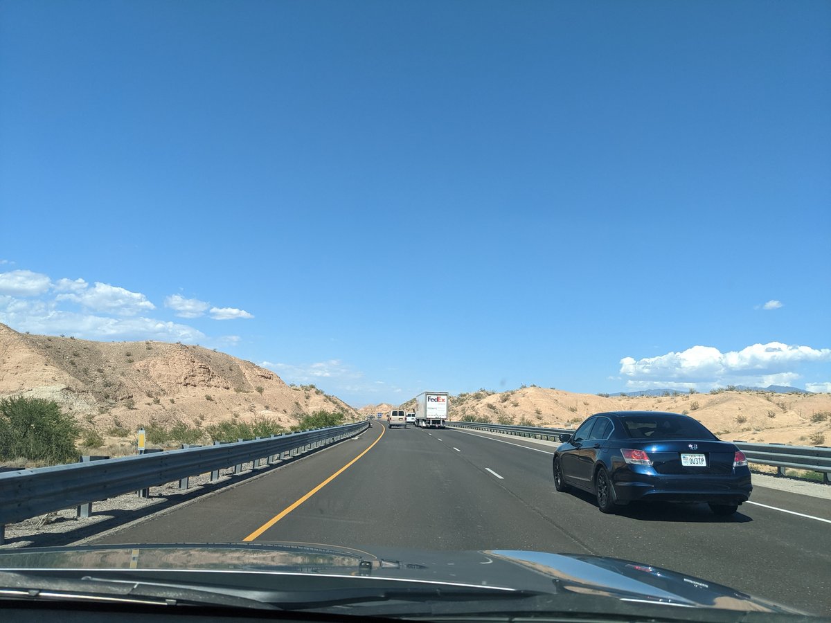 Desert Highway Through Mesquite, Nevada