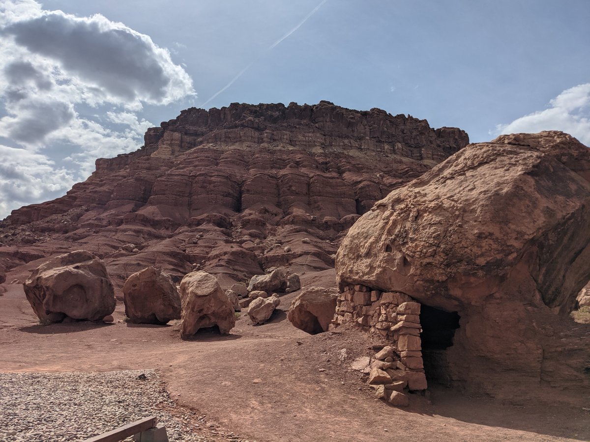 Desert Ruins and Red Rock Formations, Arizona