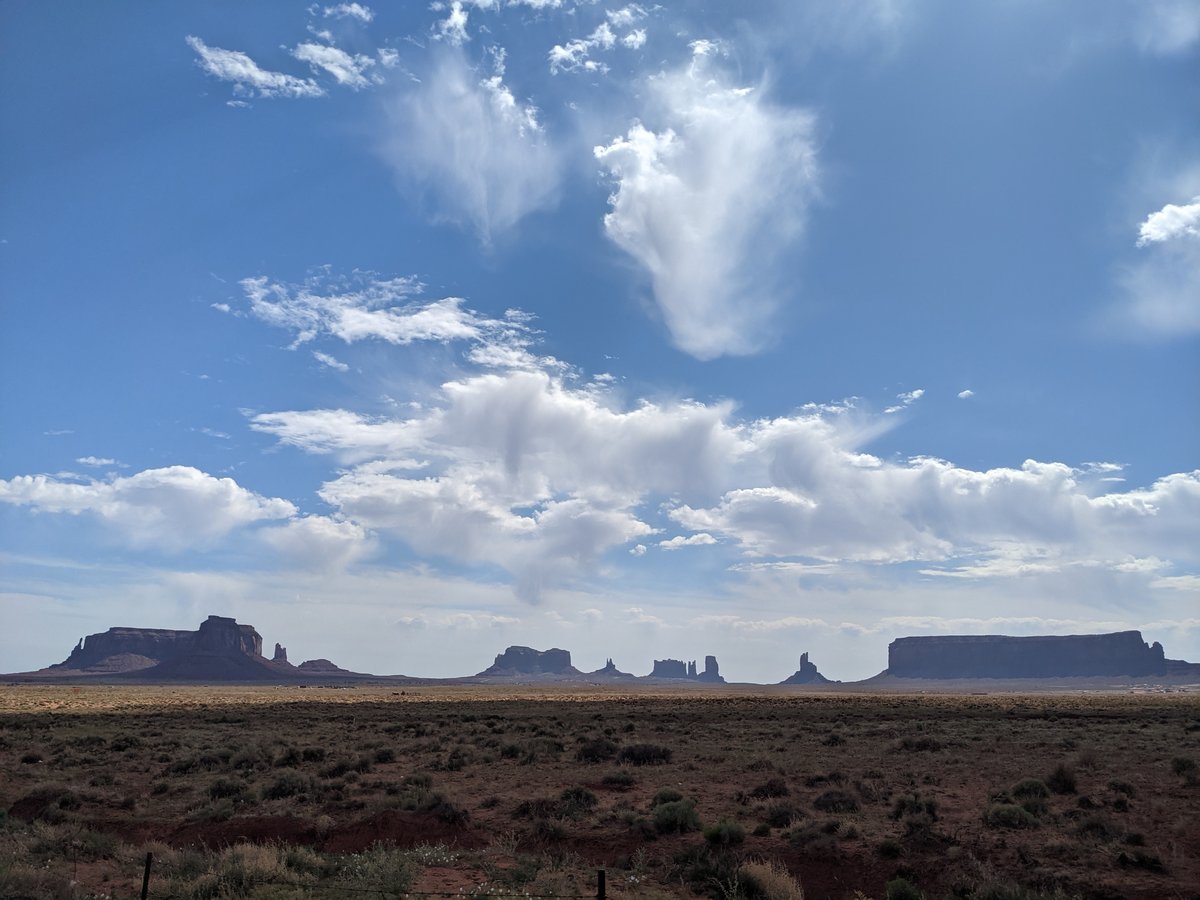 Monument Valley from Halchita, Utah