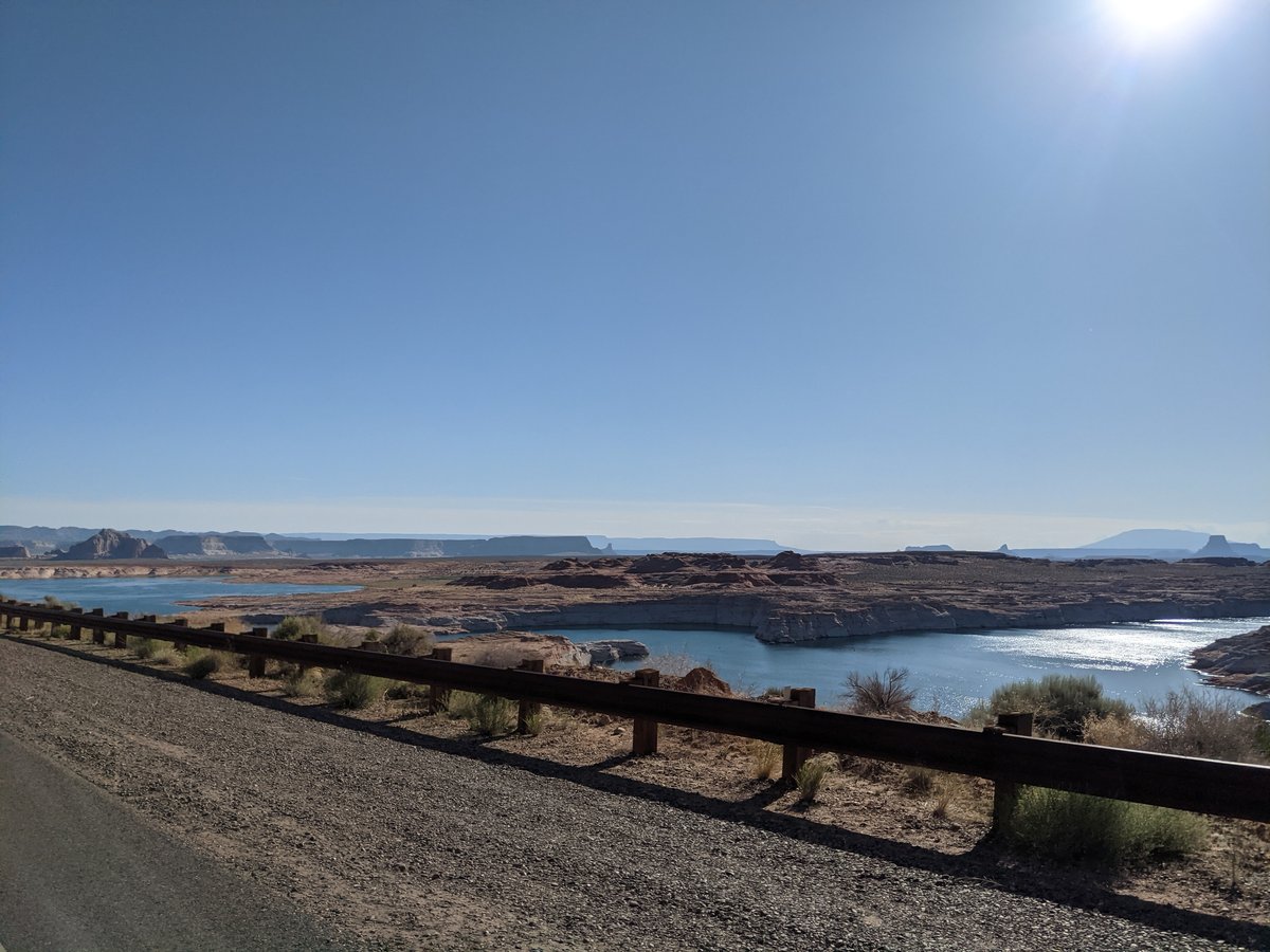 Desert Reservoir Overlook, USA Southwest