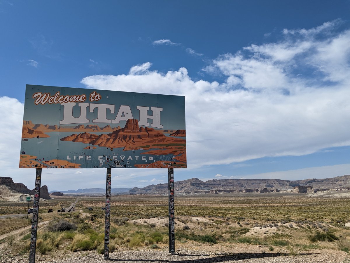 Welcome to Utah — Life Elevated Sign, USA photo 2