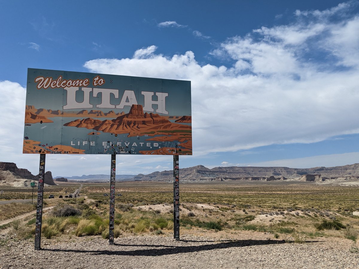 Welcome to Utah — Life Elevated Sign, USA photo 3