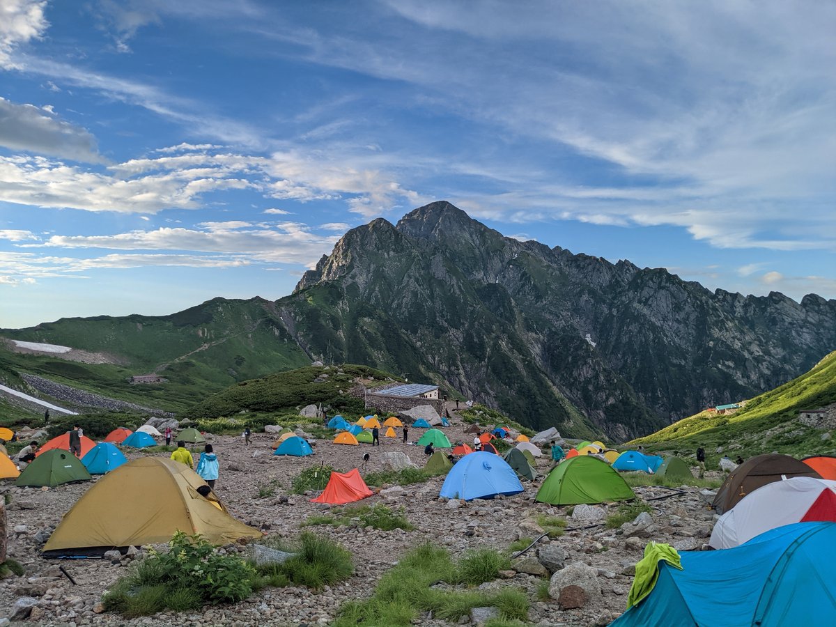 Mt. Tate Alpine Camping in August, Tateyama photo 7