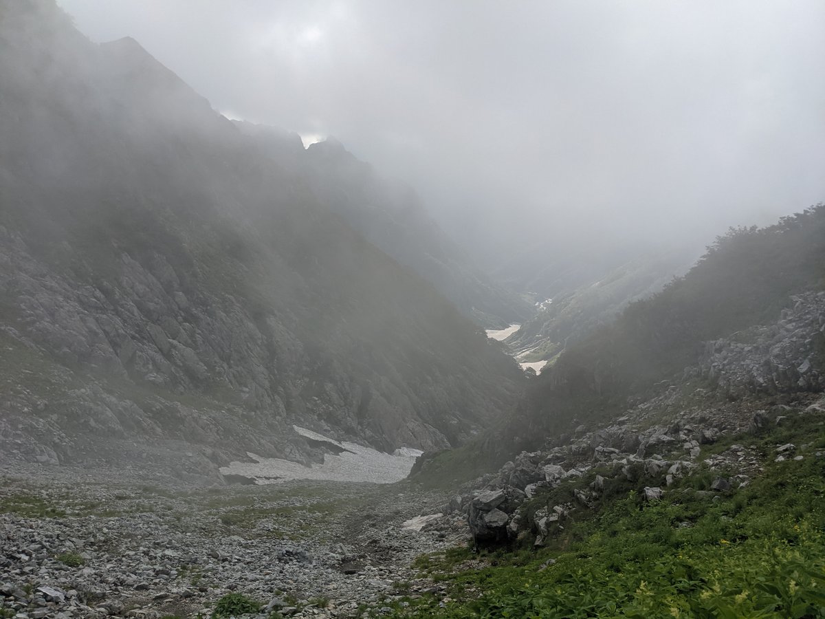 Alpine Valley Deep in Mt. Tate, Toyama