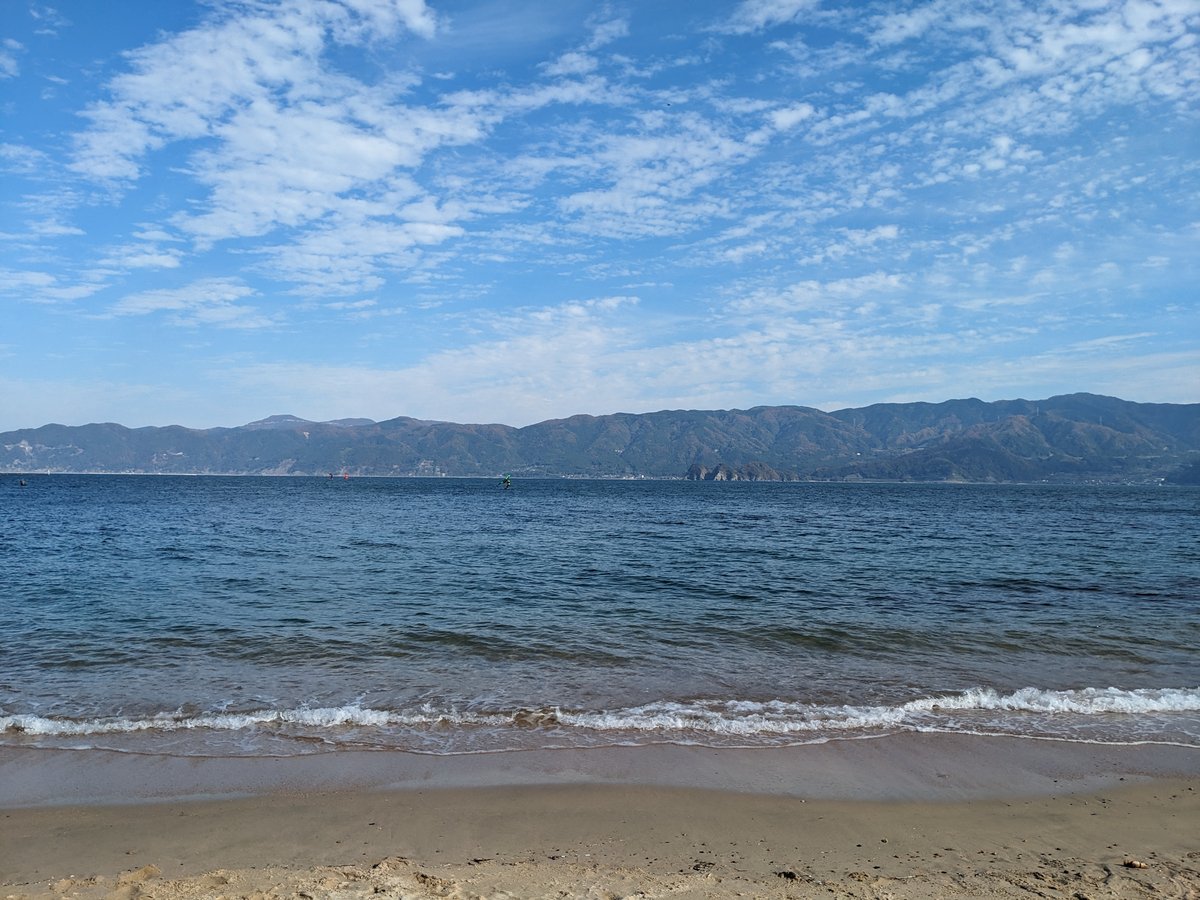 Midday Beach & Mountains, Fukui Prefecture