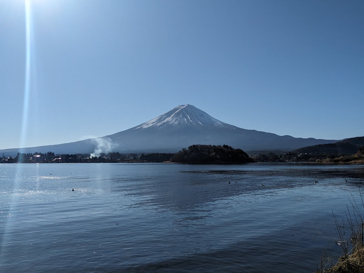 Mount Fuji from Lake Kawaguchi, Yamanashi