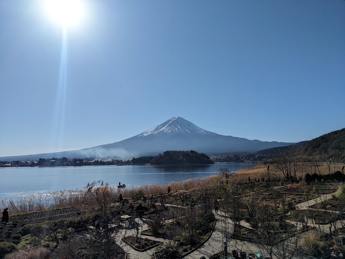 Mount Fuji from Lake Kawaguchi, Yamanashi photo 2