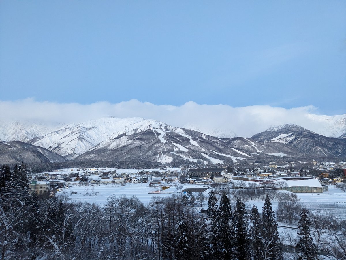 Warabi-daira in Winter Snow, Hakuba with Mt. Shirouma Beyond photo 2