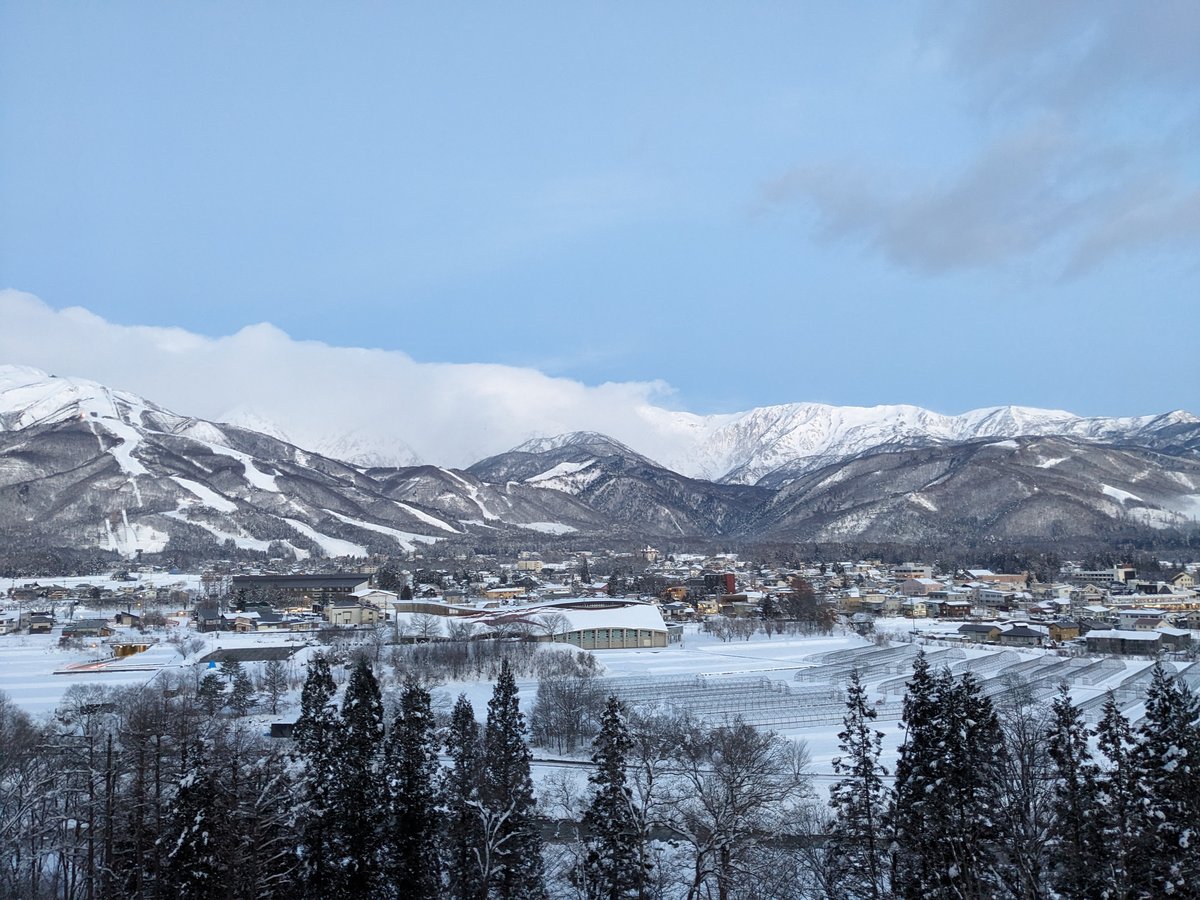 Warabi-daira in Winter Snow, Hakuba with Mt. Shirouma Beyond photo 3