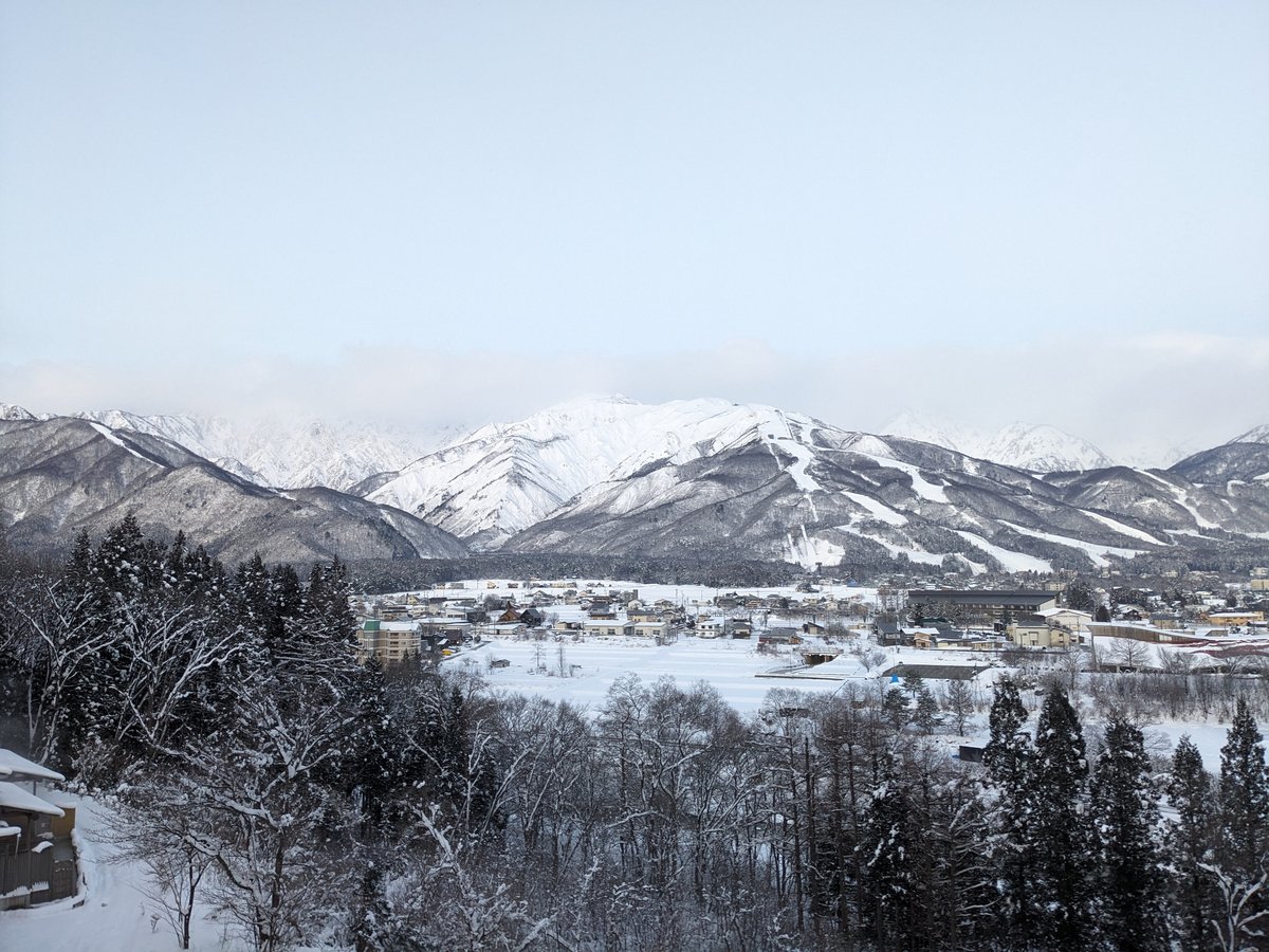 Warabi-daira in Winter Snow, Hakuba with Mt. Shirouma Beyond photo 4