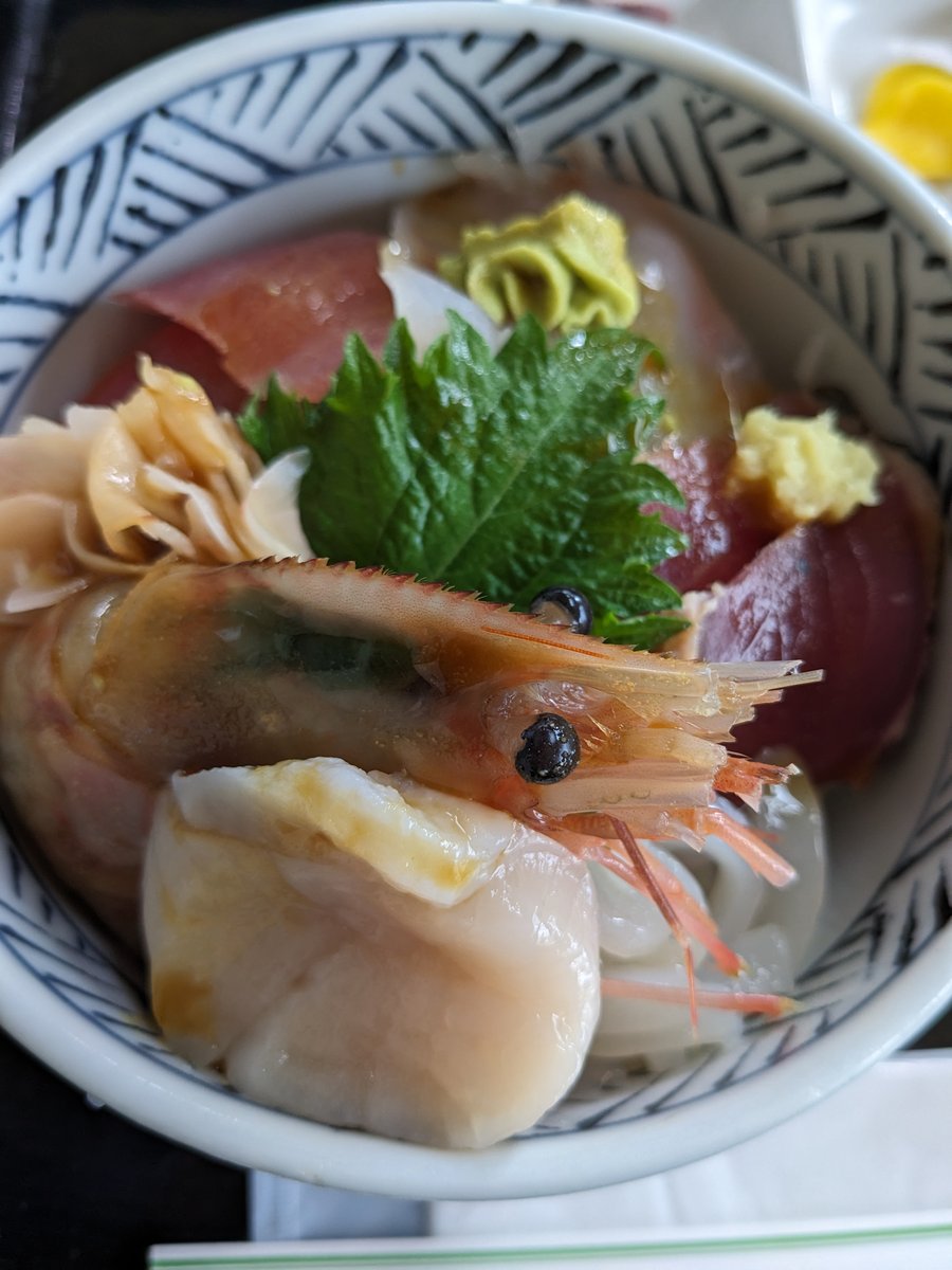 Fresh Sushi Bowl at Onahama, Iwaki, Fukushima