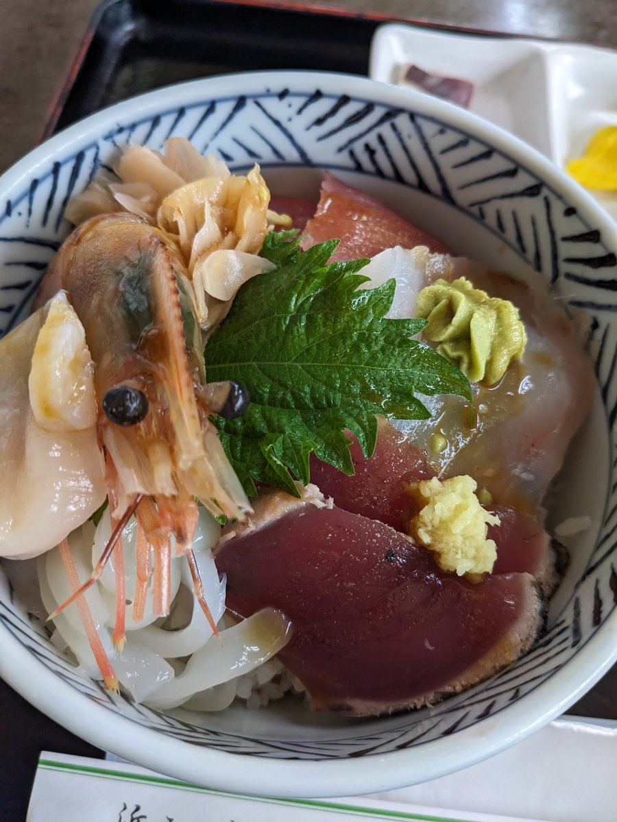 Fresh Sushi Bowl at Onahama, Iwaki, Fukushima photo 2