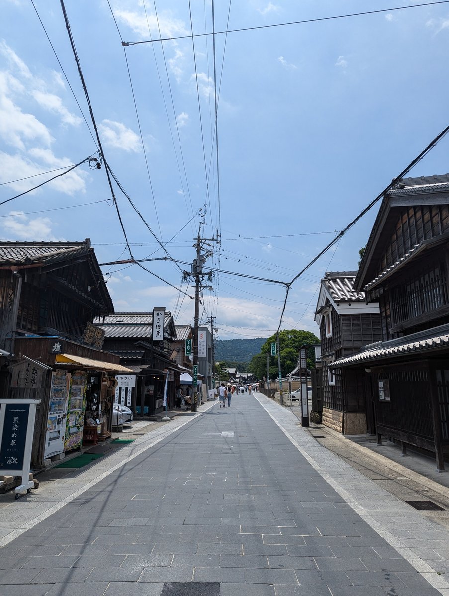 Historic Village Street Near Ise Jingū, Mie