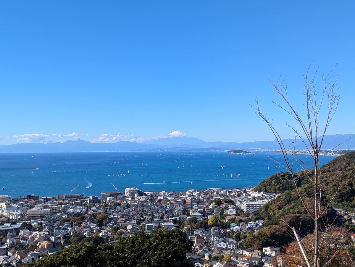 Hayama Coastal View with Mt. Fuji, Kanagawa