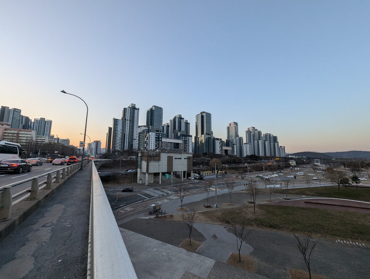 Hannam-dong Seoul Skyline at Sunrise