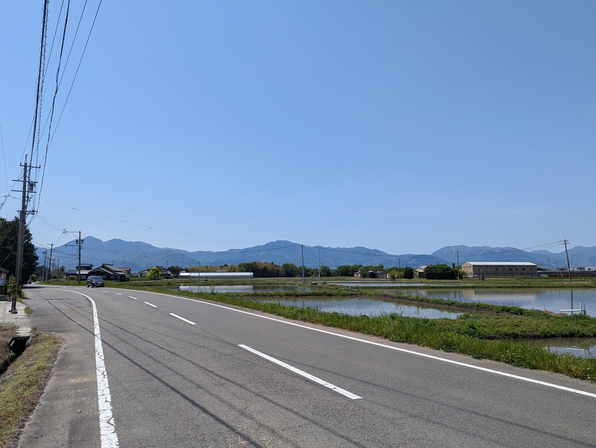 Rural Road Through Agatagaoka, Yokkaichi, Mie