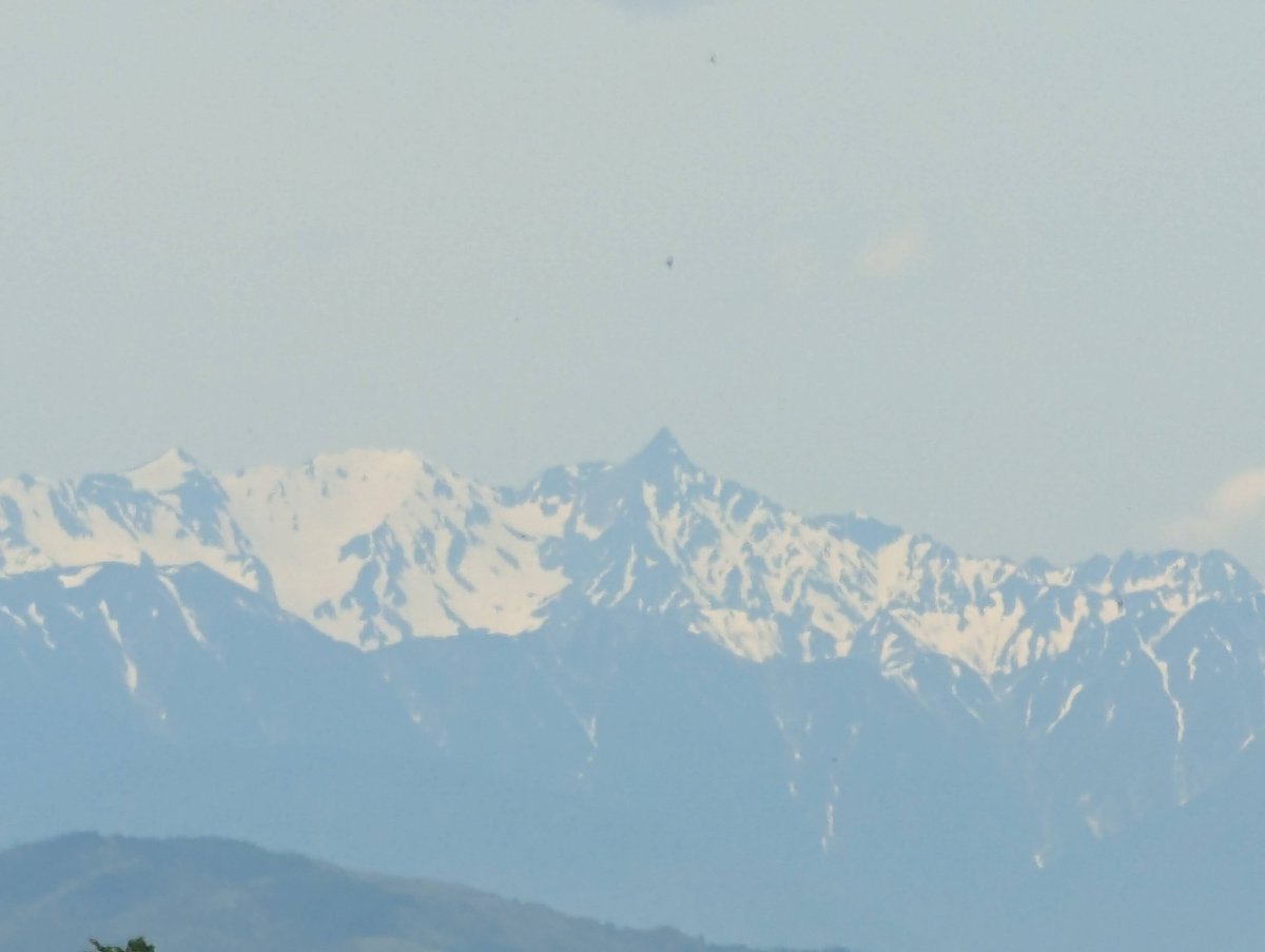 Mt. Yatsugatake Snow View from Chino, Nagano