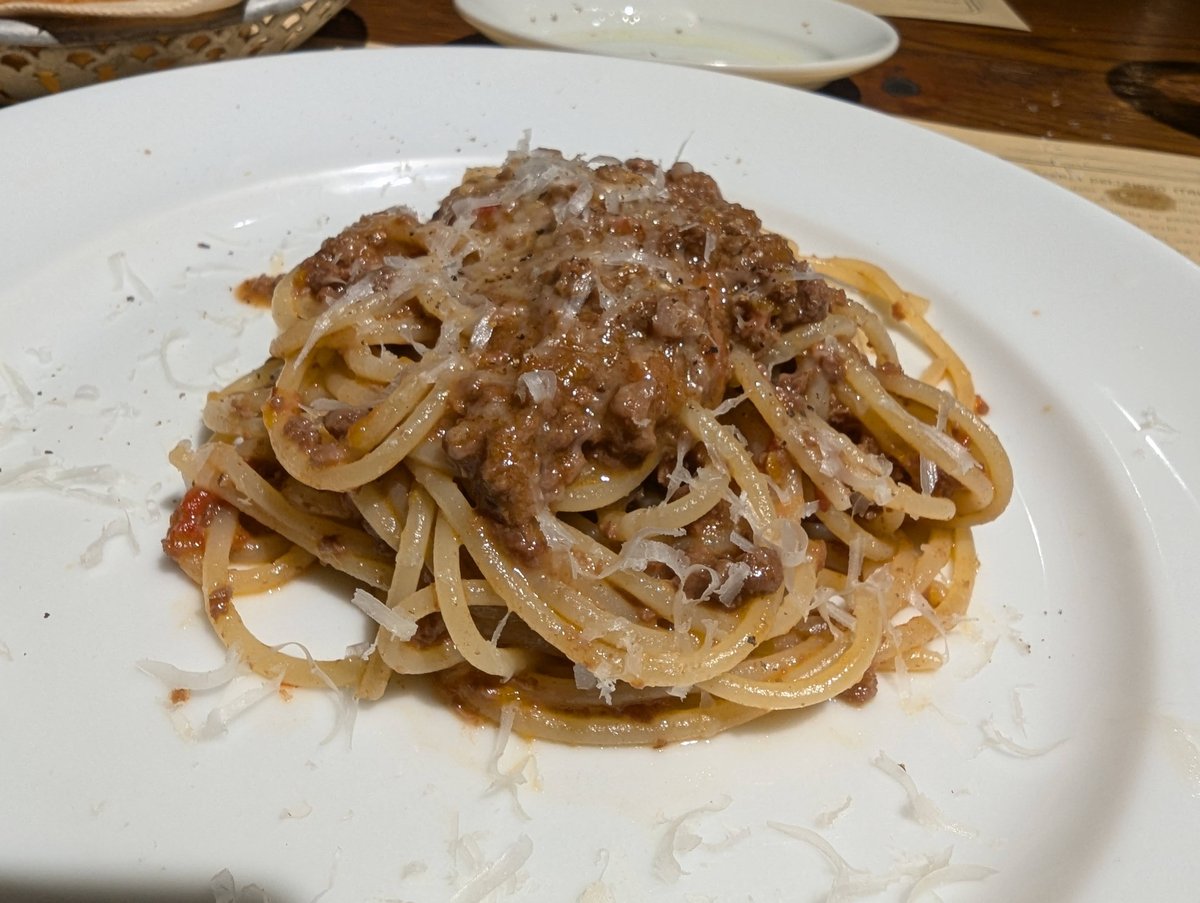 Pasta Bolognese in Ebisu, Shibuya