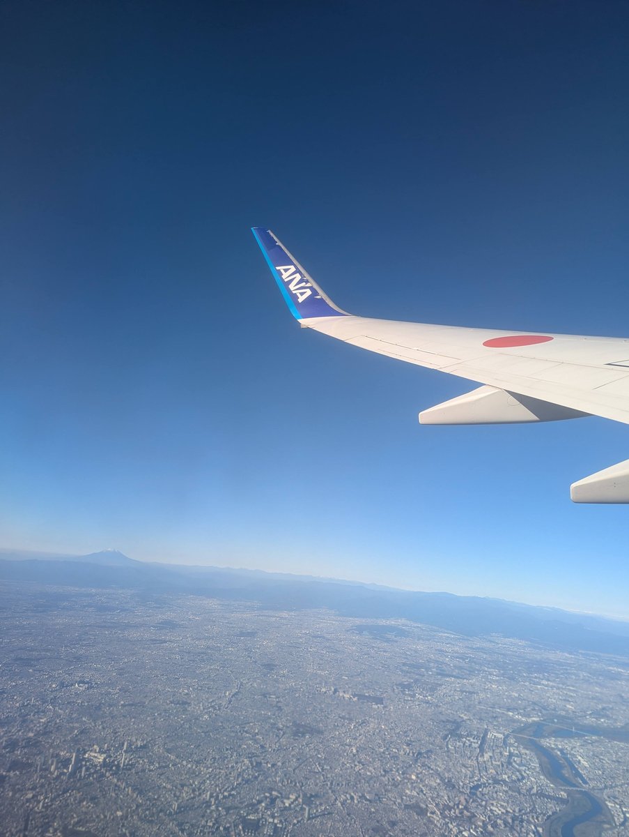 Heading Home to Haneda Airport, November Skies