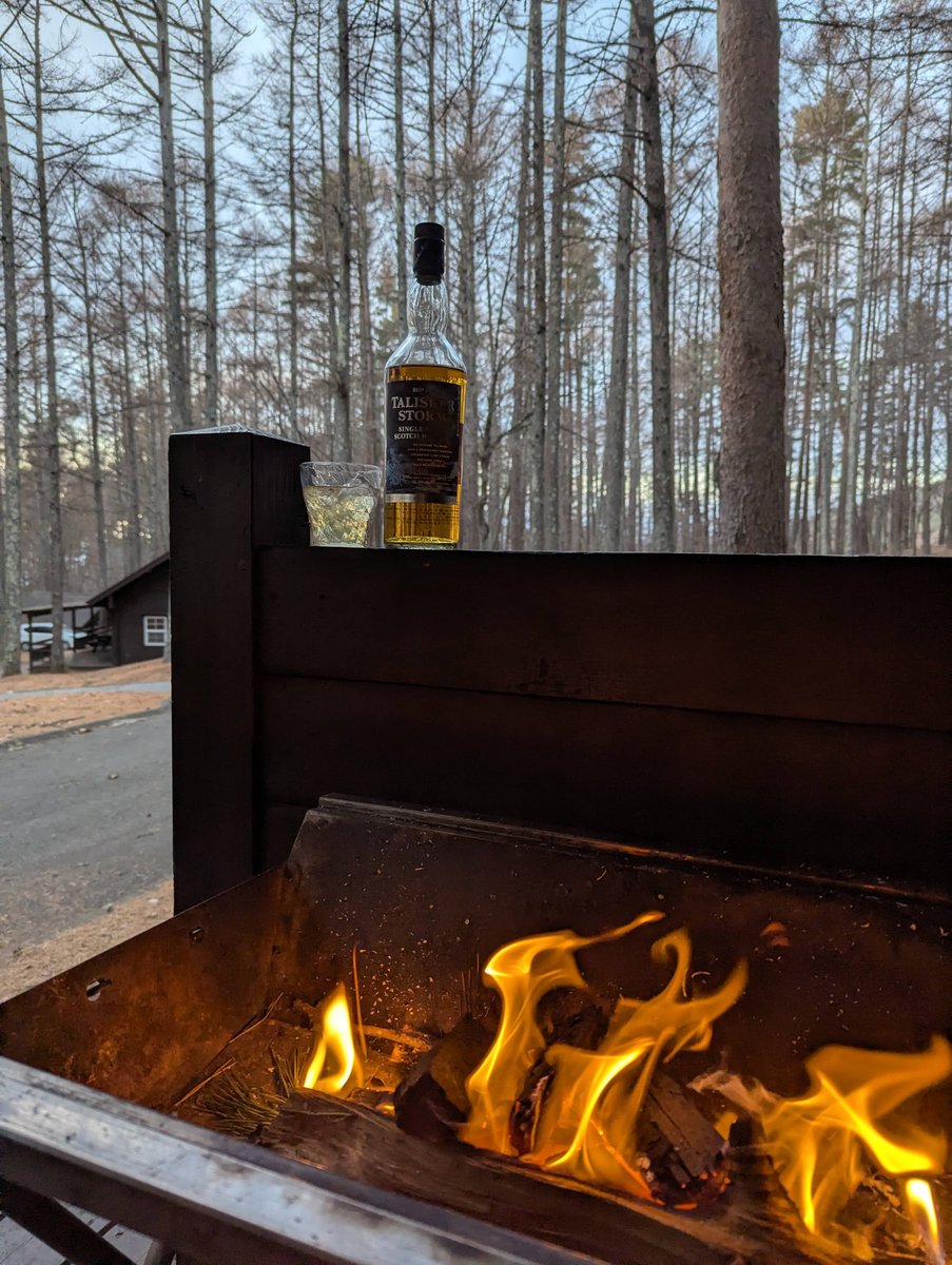 Whisky and Fire Under the Hokuto Winter Sky