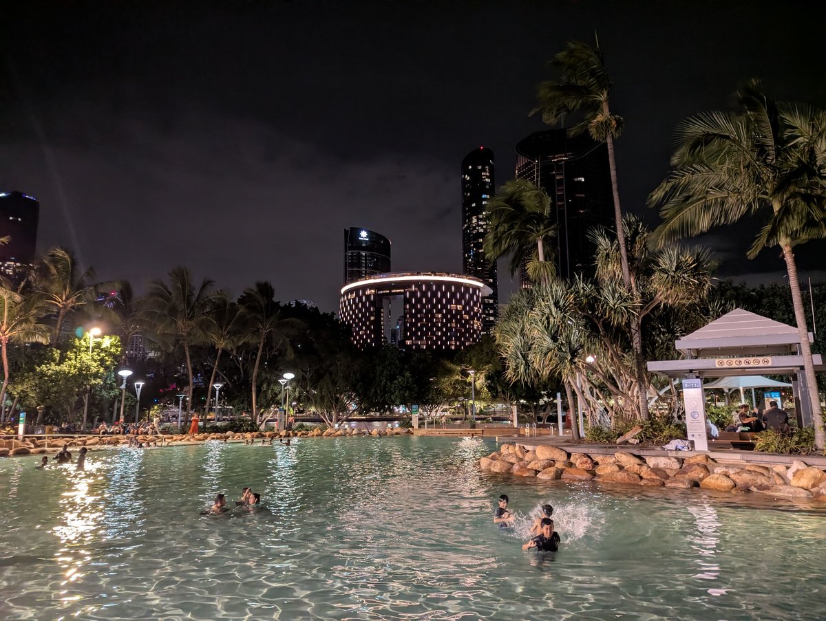 South Bank Brisbane Night Swim, Queensland