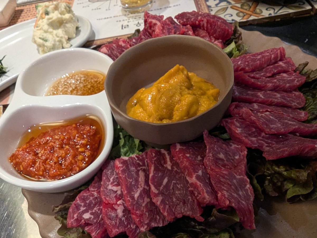 Korean BBQ Night in Yeoksam-dong, Seoul