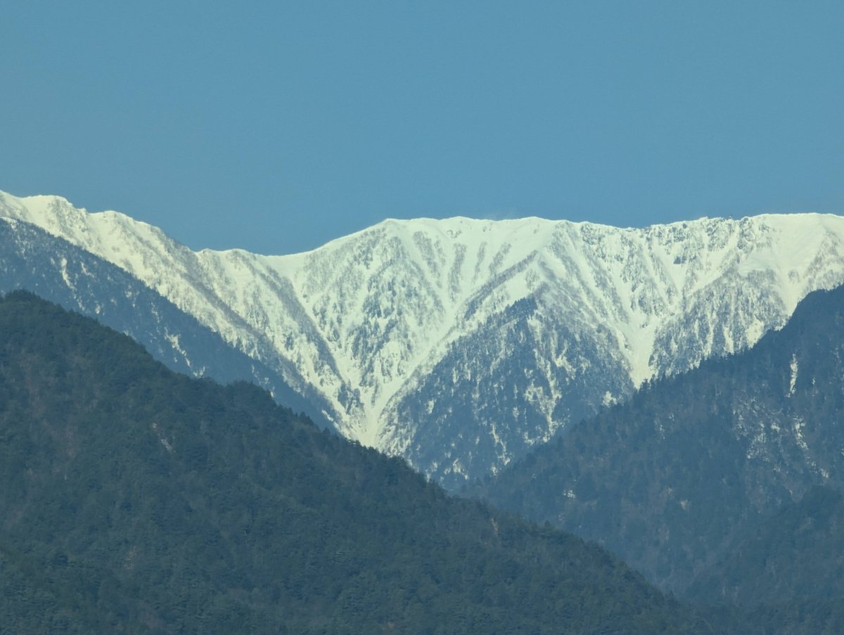 Early Spring Snow on the Hotaka Range, Nagano